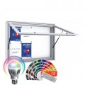 LED-RAL SUPER MAXI Notice Board - Magnetic